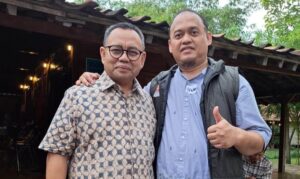 irwan usman berfoto dengan sudirman said