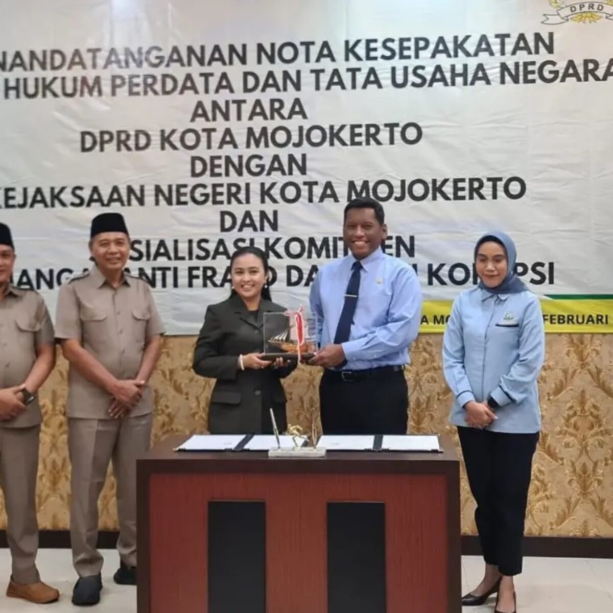 DPRD Kejari Kota Mojokerto Jalin Kerjasama Pendampingan Hukum