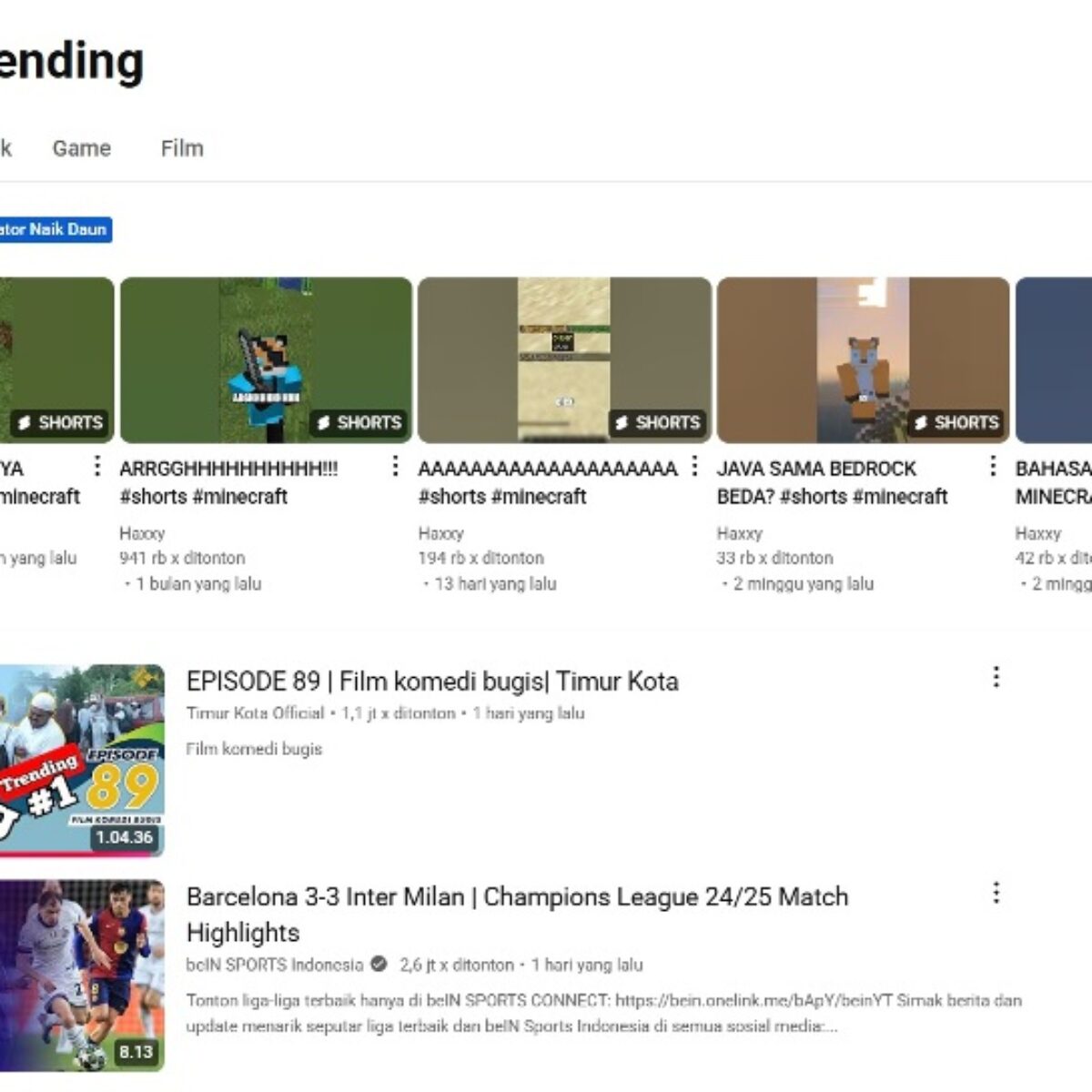 Komedi Bugis Episode "Pocong Stecus" Trending Nasional Youtube, Penonton Cari Ambo Nai 2 timur kota